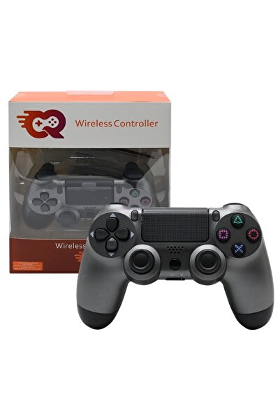 cr WIRELESS CONTROLLER, JOYSTICK FOR PLAYSTATION 4 & PC ( STEEL BLACK )