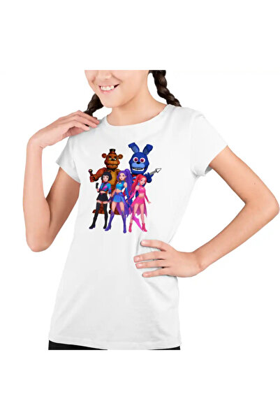 OEM Tricou Copii Fete Fnaf Huntrix Kpop Five Nights at Freddy Horror Halloween