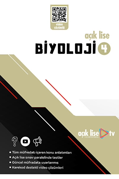 Açık Lise TV Açık Lise Biyoloji 4 - Konu Ve Soru - Güncel Müfredat