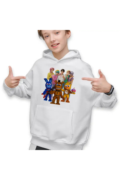 OEM Hanorac Copii Baieti Fnaf Saja Boys Huntrix Five Nights at Freddy Horror ...