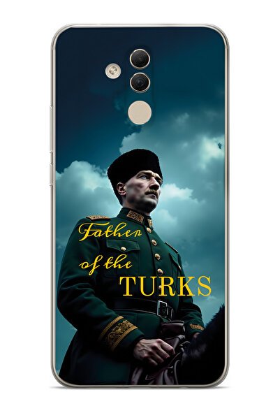 moonset Huawei Mate 20 Lite Uyumlu Baskılı Yumuşak Silikon Şeffaf Telefon Kılıfı