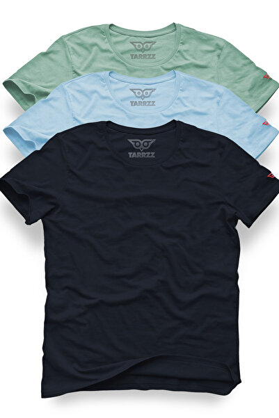 Tarrzzcom Regular Fit Unisex Basic 3-Pack Short Sleeve Crew Neck 100% Cotton ...