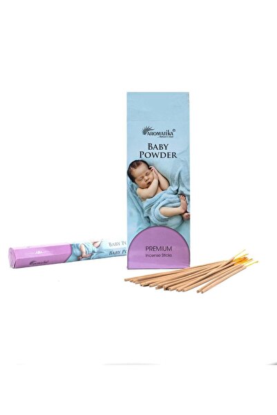Srctech Bebek Pudrası Aromalı Çubuk Tütsü Doğal Premium 20 çubuk tütsü