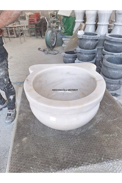 ABAHANOĞLU MERMER Küçük Mermer Kurna, Hamam Kurnası, Mermer Kurnası, Banyo Ku...