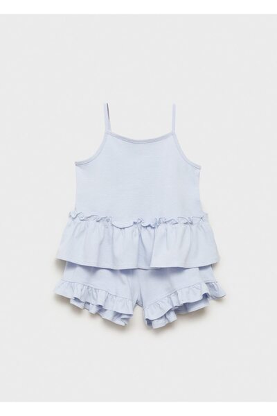 MANGO Baby Pijamale scurte cu volane
