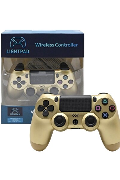 cr LIGHTPAD WIRELESS CONTROLLER, JOYSTICK FOR PLAYSTATION 4 & PC ( GOLD )