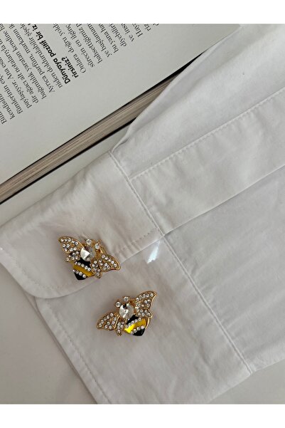 VİOLET ACCESSORİES ARI DETAY KOL DÜĞMESİ/1 ÇİFT