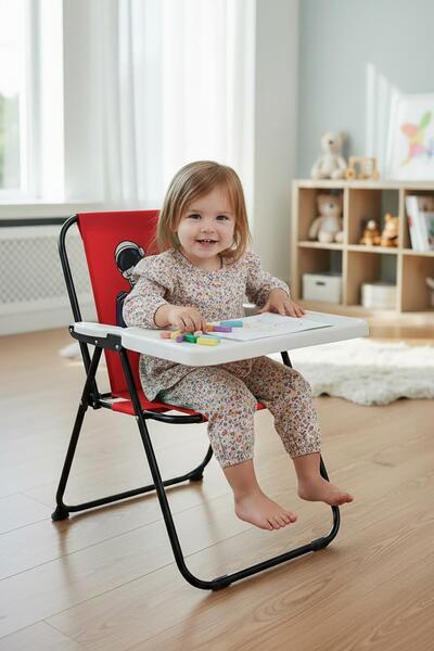 Exent Kids 2–6 Yaş, Game Astro Katlanır Portatif Çalışma Masası ve Sandalye, ...