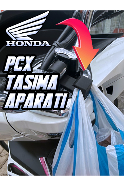 Flay3d Honda PCX 125 150 Uyumlu Gidon Poşet Askısı Kancası Taşıma Aparatı