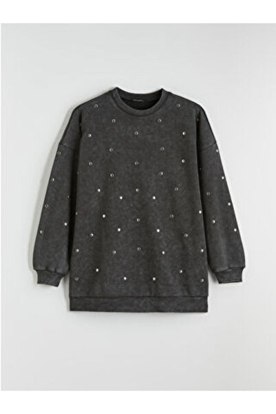 LC Waikiki Arti-Store Women's Sweatshirt Tunic with Crew Neck and Long Sleeve...