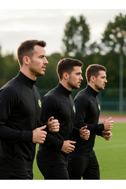 SARI Brezi̇lya Brasil Full Zipper Diver Fabric Tracksuit Top