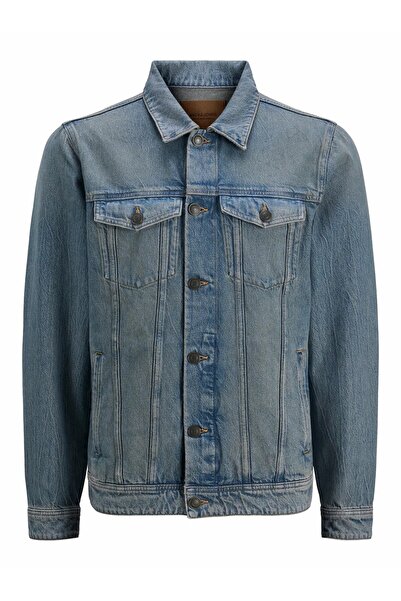 Jack & Jones Men's Blue Jjijean Jjjacket Sq 523 Sn Jean Jacket 12278459-Blued...