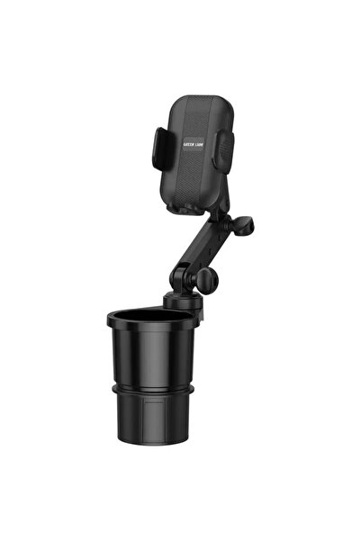 Green Lion حامل أكواب وحامل هاتف للسيارة Flexgrip 2 في 1 - أسود