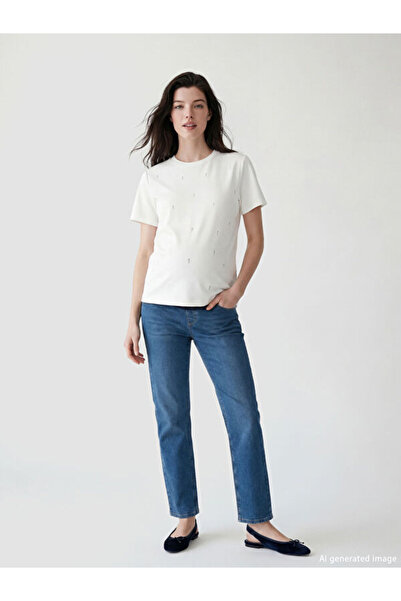 LC Waikiki Piese de calitate de la Çelebi Store Pantaloni de maternitate cu c...