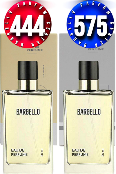 Bargello 444 Kadın Parfüm Oriental 50 Ml EDP + 575 Erkek Parfüm Woody 50 ML EDP