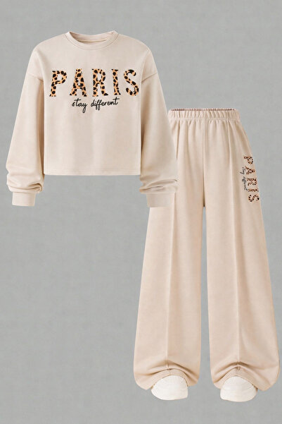 VESTIR BIEN Paris Stay Different majica sa printom, okrugli izrez, detalji sa...