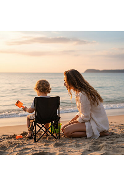 ForWhat Büro Ev Ofis Yazlık Kamp Hediyesi için Çocuk Stil Mini Kamp Sandalyesi