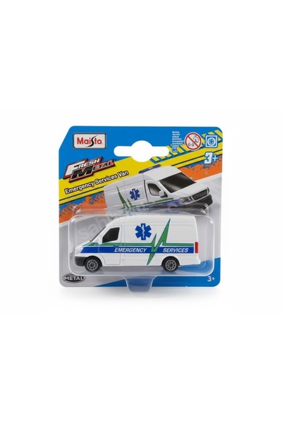Maisto Fresh Metal Emergency Services Van 1/64 Ölçek