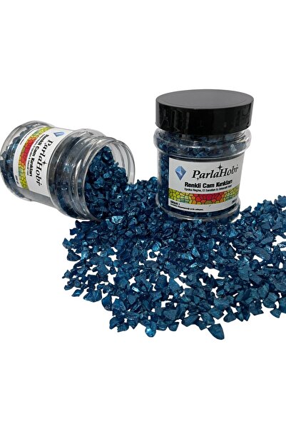 Parla Hobi Epoksi İçin Metalik Parlak Renkli Cam Kırıkları – Dekoratif Hobi &...