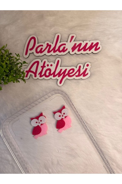 SOFT 2 komada roze klipova za kosu u obliku sove za bebe od 0 do 3 godine, po...