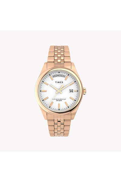 Timex Women's Legacy Rose Gold Watch, Stainless Steel | T2p201