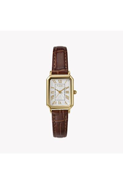 Timex Women's Gold/Brown Quartz Watch | Tw2y00900