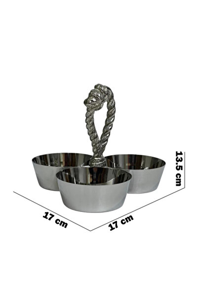 Unbranded/Generic Three-piece serving carrier with rope handle