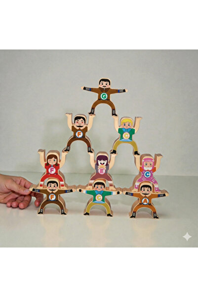 No Label Hercules Jenga – Human Tower, balance game for children and adults