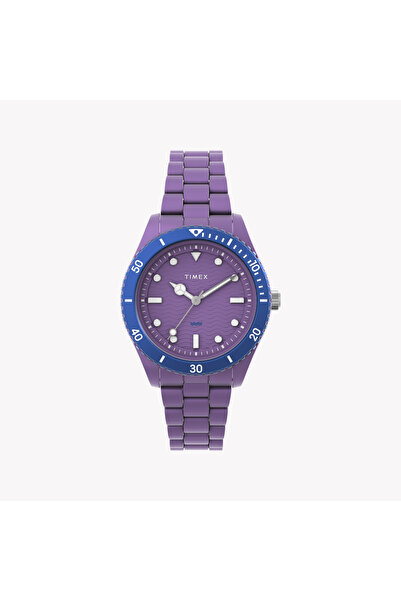 Timex Women's Purple Watch, Tide Ocean Plastic | Tw2y04800