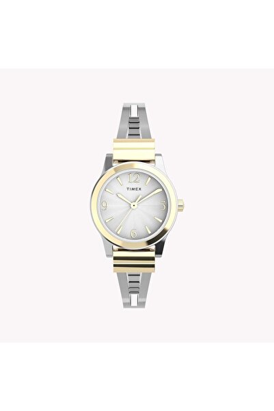 Timex Women's Two-Tone Silver & Gold Watch, Silver Dial | Tw2w18500