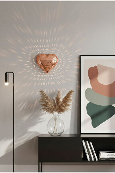 TualDesign KALP ŞEKLİNDE DİSKO TOPU - MOZAİK AYNALI KALP - ARKASI YAPIŞKANLI