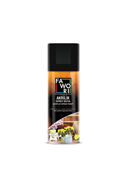 Fawori Sprey Boya 400 ml | Akrilik | Yüksek Kapama | Hızlı Kuruyan | Metal Ah...