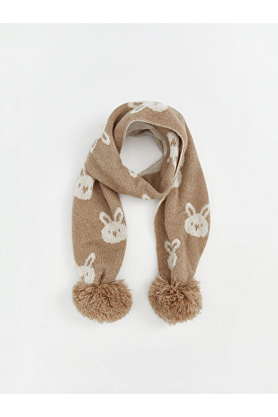 LC Waikiki Lcw Baby Beige Printed Baby Girl Scarf with Nevavm Difference