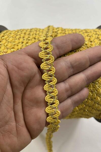 Hobigram شريط غازانيا الزخرفي - 1 سم عرض و1 متر طول، مثالي للأعمال اليدوية وا...