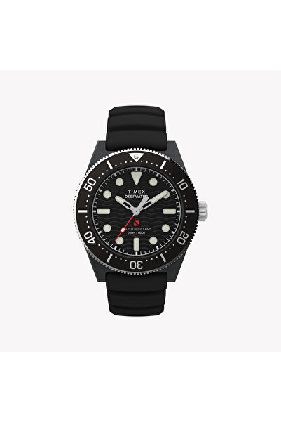 Timex Men's Black Resin Watch, Black/Black | Tw2y02200
