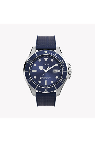 Timex Men's Silver/Blue Watch | Tw2y05000