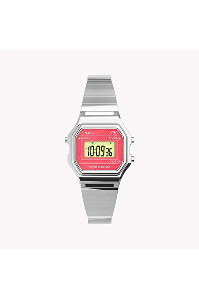 Timex Women's Silver Stainless Steel Watch, Digital Dial | Tw2u94200