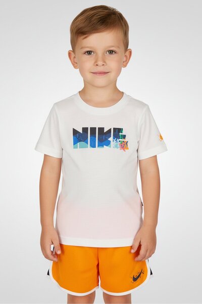 Nike Toddlers Boy 2 Pieces Brand Logo Top And Shorts Set, Multicolor