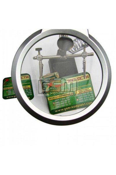 ForWhat Adjustable Magnifying Glass with Led Lighted Electronician Solder Sta...