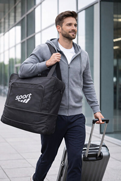 Dadacuq Geniş İç Hacimli 2 Katlı Körüklü Genişletilebilir Tekerlekli Günlük v...