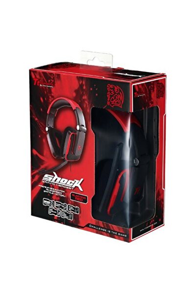 THERMALTAKE Tt eSPORTS SHOCK Blasting Red headset, rosii