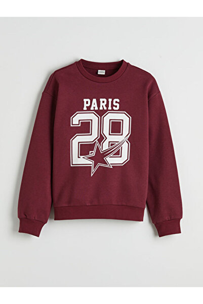 LC Waikiki Esvab • Modern & Distinctive Paris Printed Thick Sweatshirt for Girls