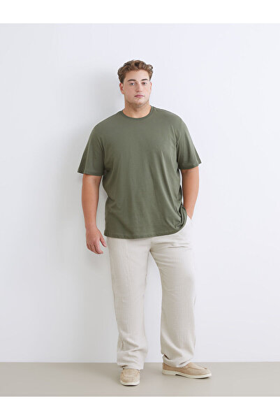LC Waikiki Nevavm Comfortable Fit Muslin Men's Trousers with a Difference
