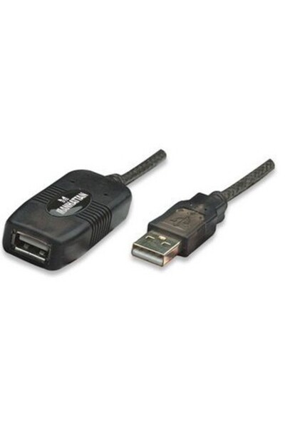 MANHATTAN Cablu prelungitor USB 2.0 Manhattan, Negru