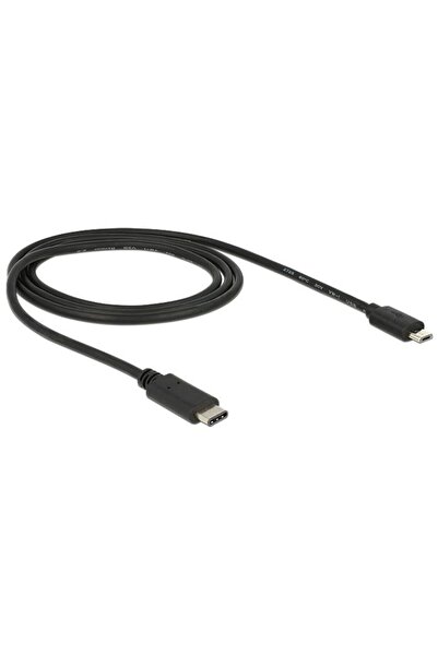 DELOCK Cablu USB Type-C 2.0 mascul > USB 2.0 tip Micro-B mascul 1m negru