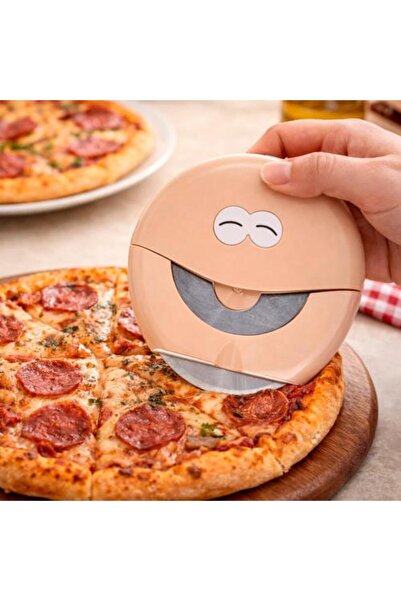 Generic Round Pizza Cutter with Wheel and Cover