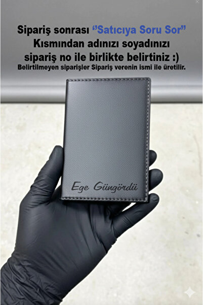 Yalıgraf Reklam Tabela Kişiye Özel Ad Soyad İsim Soyisim Deri Dikişli Araç Ru...