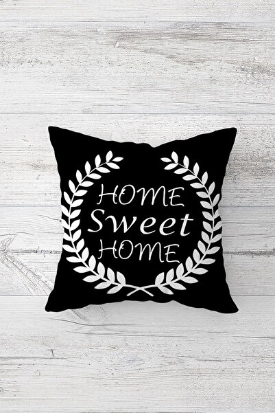 LAND MODA Pelangi Black Background Home Sweet Home Double Side Printed Hidden...