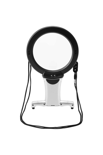 ForWhat 2X 6X Led Lighted Magnifying Glass Neck Hanging Type Reading Sewing M...