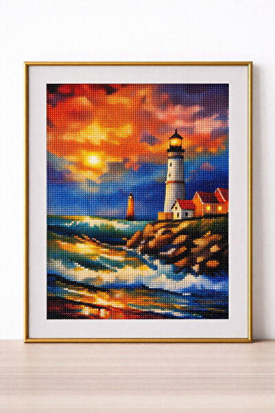 DNZt 5D Diamond Painting 30x40 cm Elmas Mozaik Boncuklu Taşlı Goblen Pano Tab...